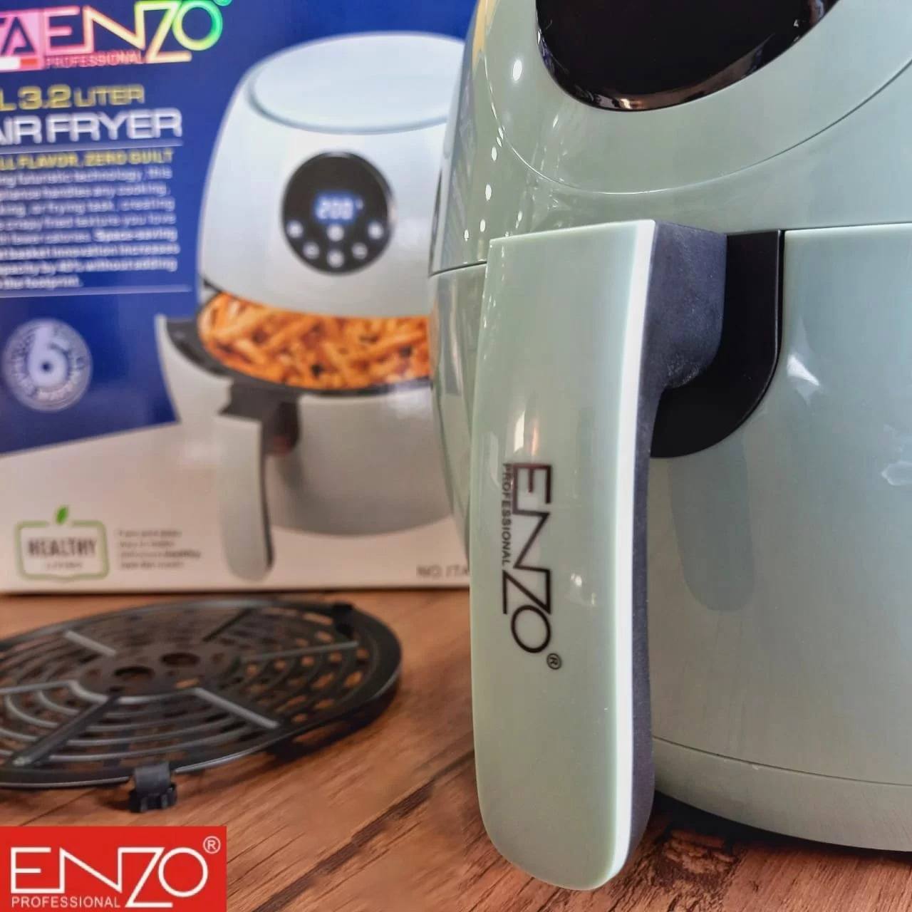 AIR FRYER ENZO PROFESSIONAL 3.2 L AVEC ÉCRAN NUMÉRIQUE