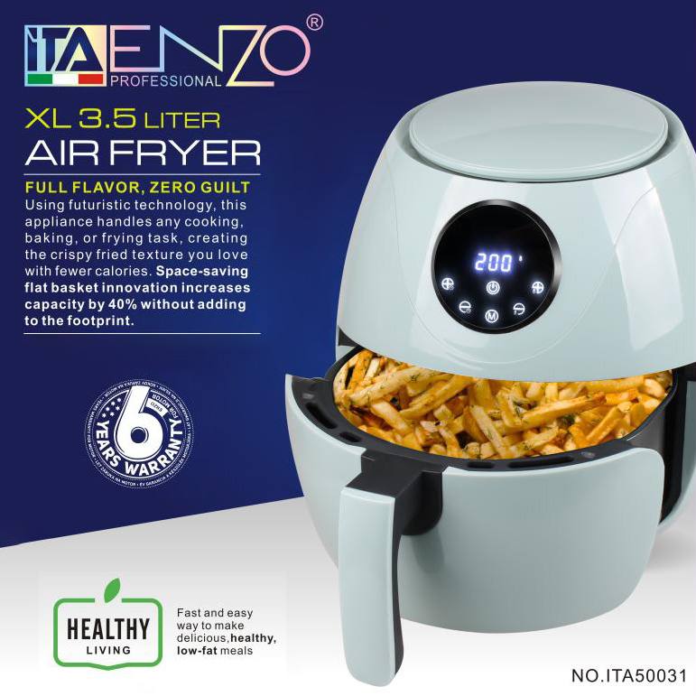 AIR FRYER ENZO PROFESSIONAL 3.2 L AVEC ÉCRAN NUMÉRIQUE